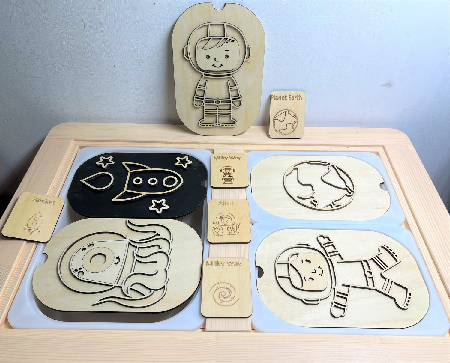 FLISAT Sensory Bin Insert Activity Board