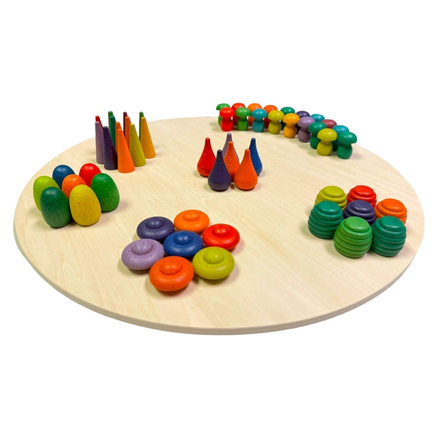 Wooden Circle Base Plate for Building – 16