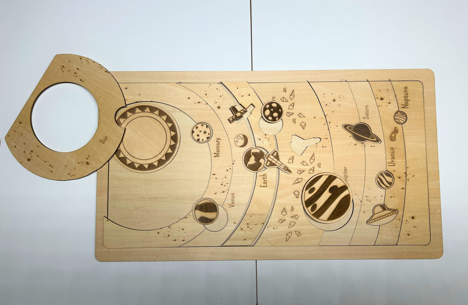Educational Multi-Layered Wooden Puzzle