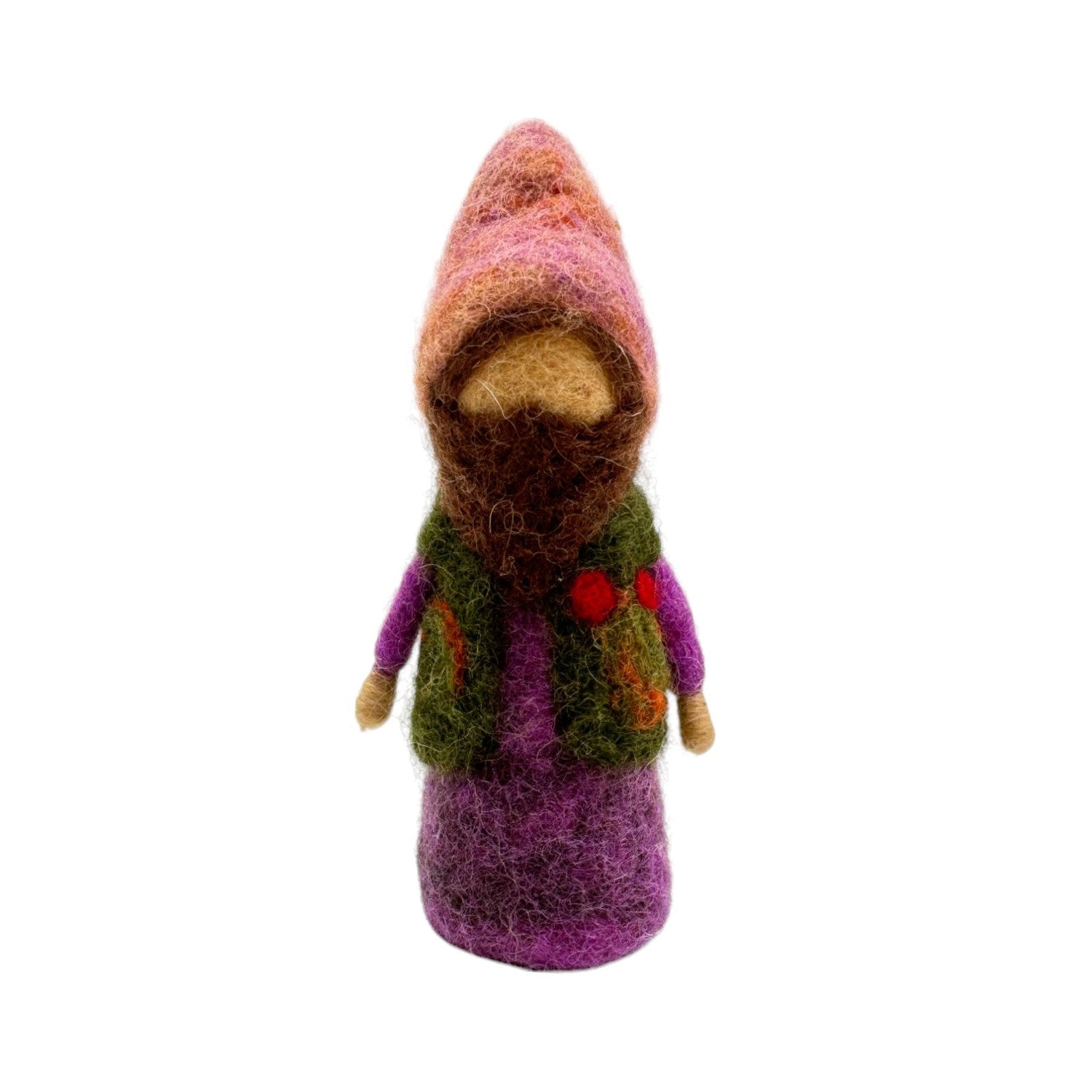 Handmade in Nepal 100% Wool Felt Foods Play Set for Pretend Cooking and Farmer's Market Play