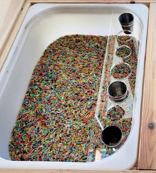 FLISAT Sensory Bin Insert Activity Board
