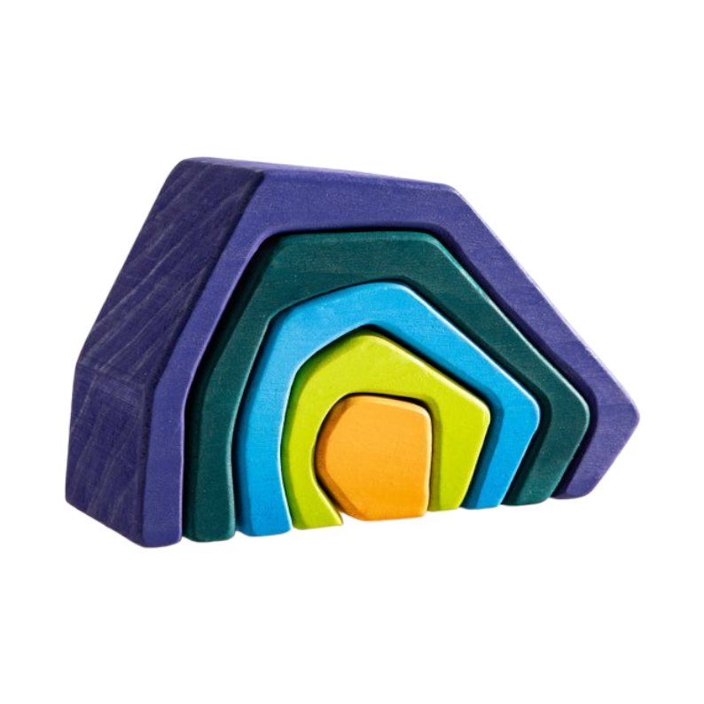5-Piece Stone Caves Stacking Block Set