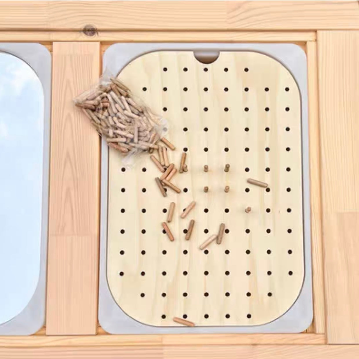FLISAT Sensory Bin Insert Activity Board
