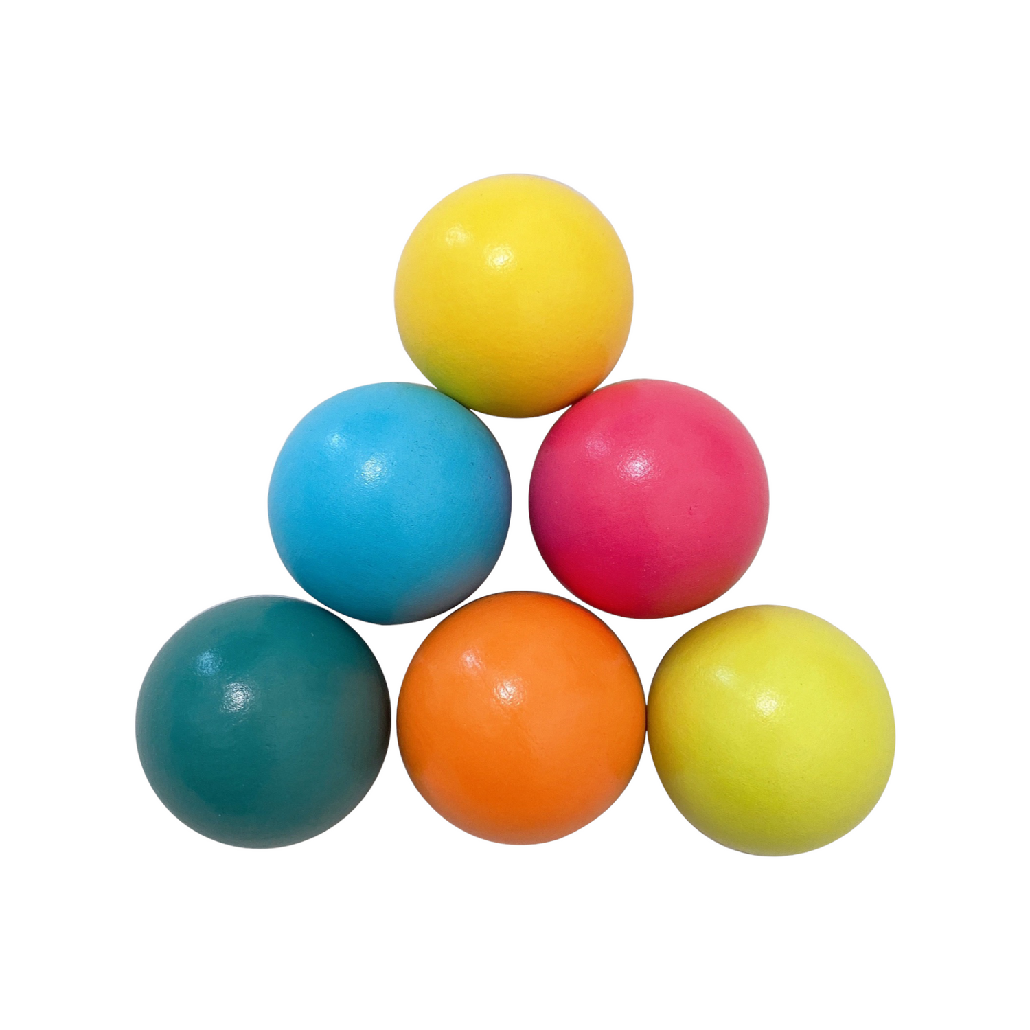 6-Piece Pastel Wooden Balls – 1.8