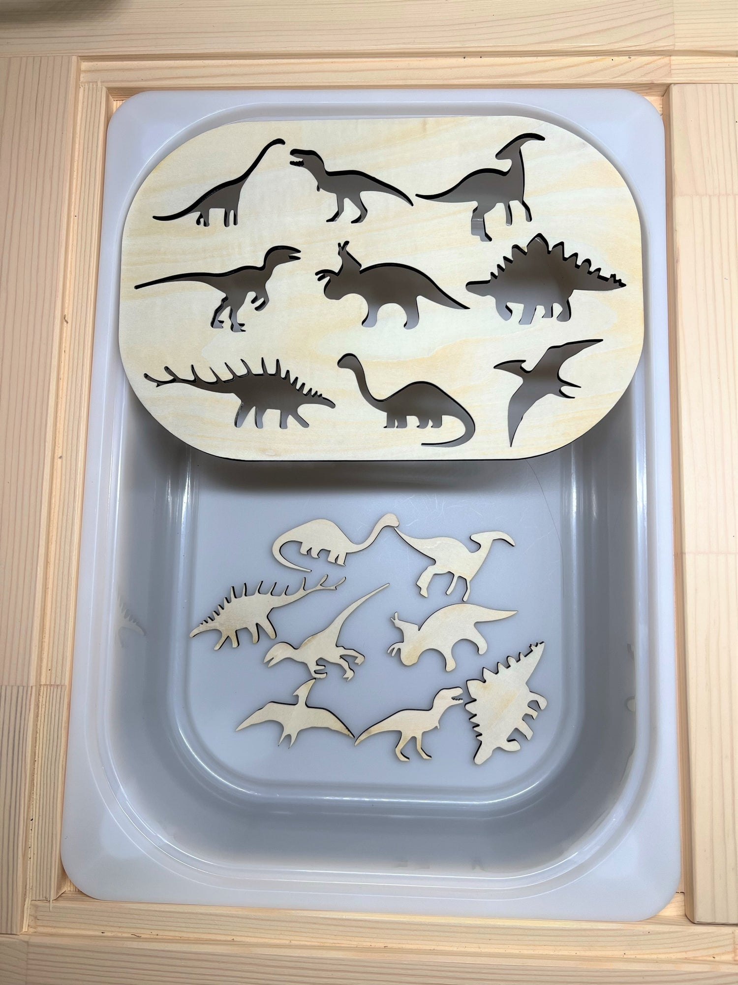 FLISAT Sensory Bin Insert Activity Board