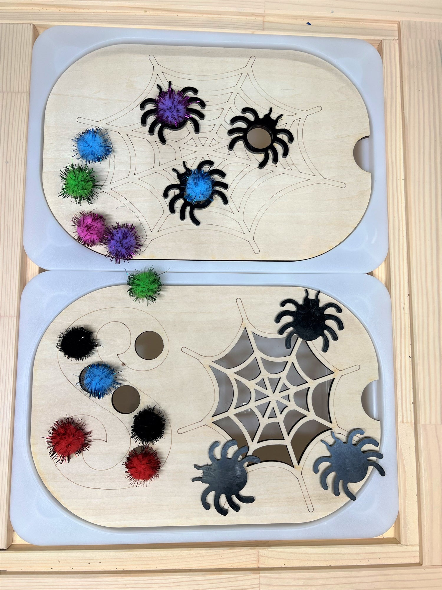 FLISAT Sensory Bin Insert Activity Board