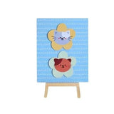 Kitten Tabletop Comic – 20x15 cm Decorative Picture with Easel - Waydiy