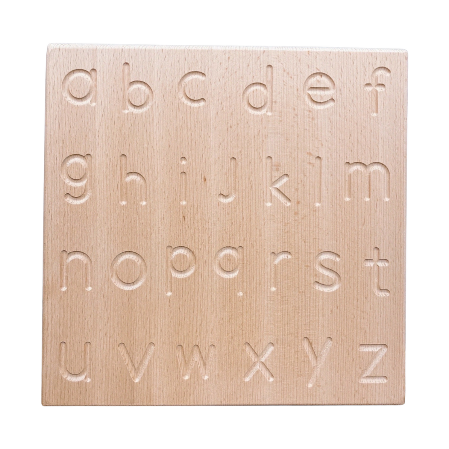 Reversible Alphabet Wooden Tracing Board – ABC Upper & Lowercase Learning Aid