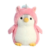 PomPom Penguin Unicorn Plush Toy Stuffed Animal, 7 in