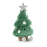 Plush Christmas Tree Toy – Soft Holiday Cuddly Friend, 12 in - Waydiy