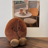 Fun Coffee Bean Plush Toy Pendant Food Plush Doll