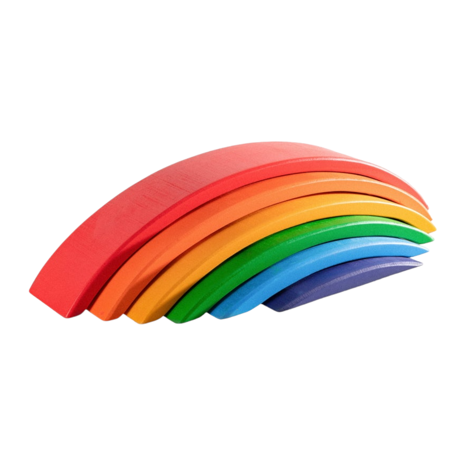 6 Pcs Wooden Rainbow Bridge Stacking Building Blocks
