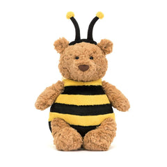 Bear Plush Toy with Bumblebee Costume – 26 cm - Waydiy