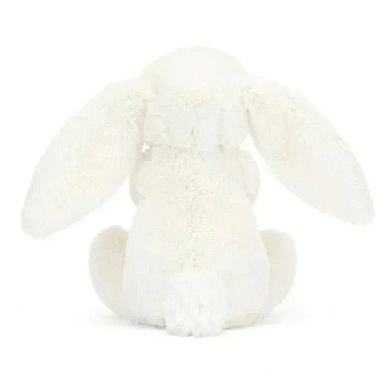 Plush White Bunny with Carrot – 18cm - Waydiy