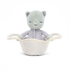 Kitten Plush Toy with Basket - Waydiy