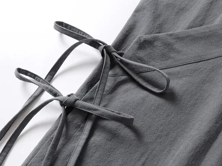 Japanese-themed Minimal Plain Men’s Kimono Jacket