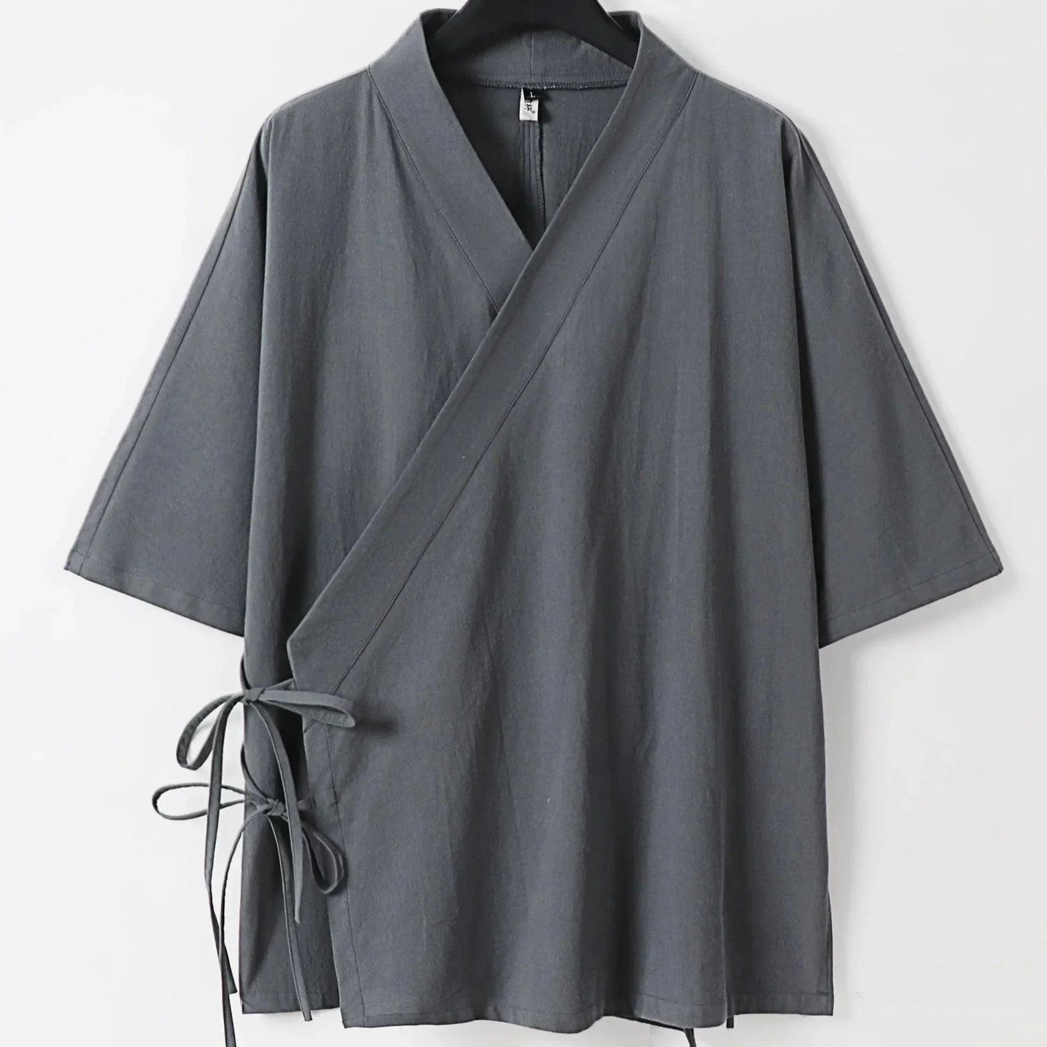 Japanese-themed Minimal Plain Men’s Kimono Jacket